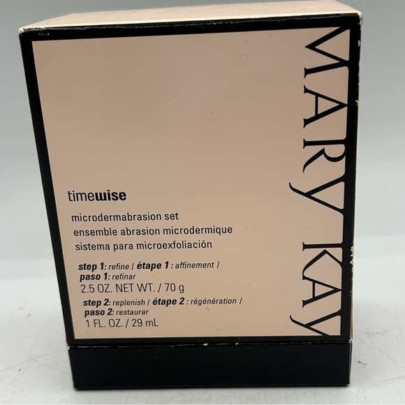 Mary Kay Timewise Microdermabrasion Set Refine 2.5 Oz Replenish1.0 Fl Oz Unused - Picture 3 of 5